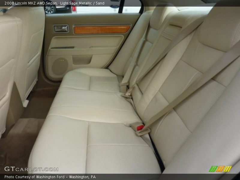Light Sage Metallic / Sand 2008 Lincoln MKZ AWD Sedan