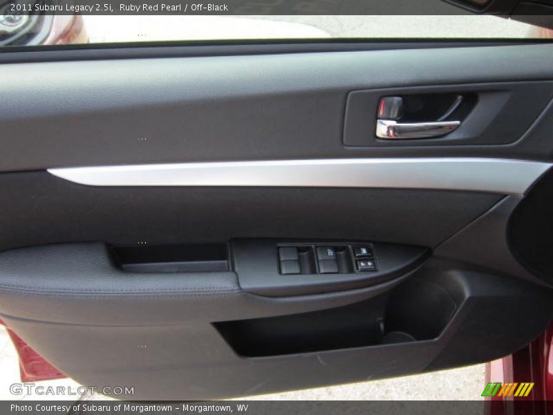 Ruby Red Pearl / Off-Black 2011 Subaru Legacy 2.5i