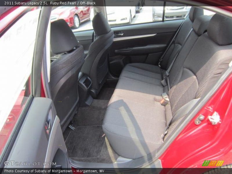 Ruby Red Pearl / Off-Black 2011 Subaru Legacy 2.5i