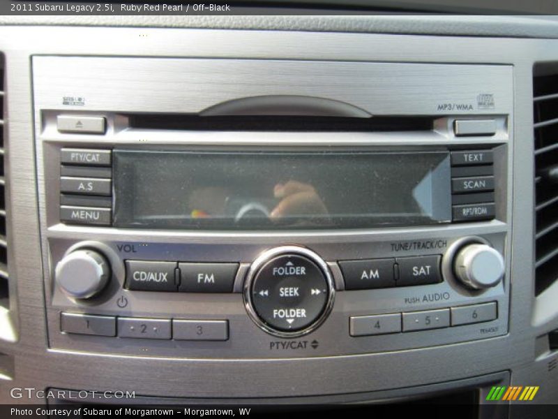 Audio System of 2011 Legacy 2.5i
