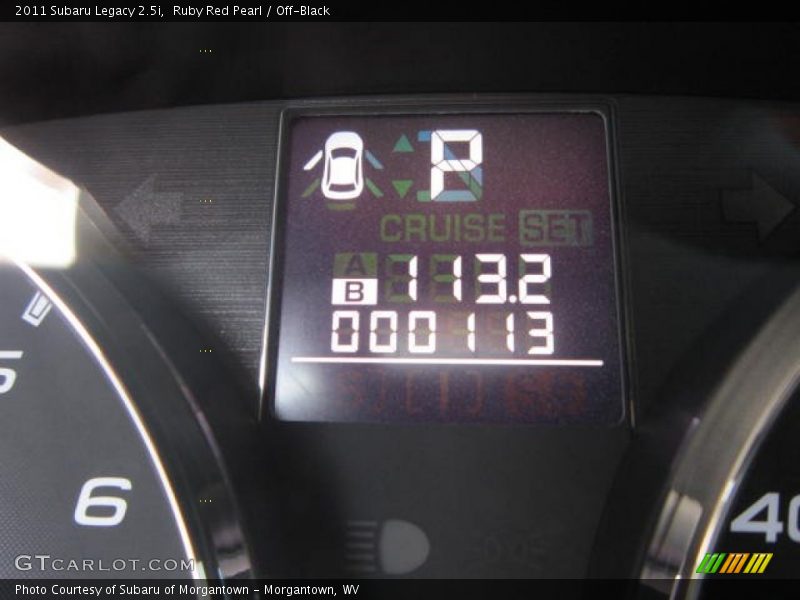 Ruby Red Pearl / Off-Black 2011 Subaru Legacy 2.5i