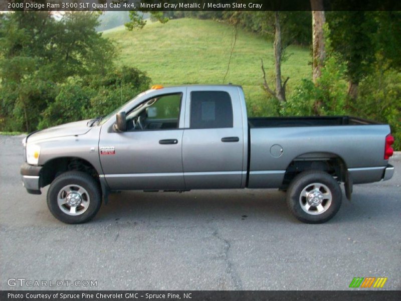  2008 Ram 3500 SLT Quad Cab 4x4 Mineral Gray Metallic