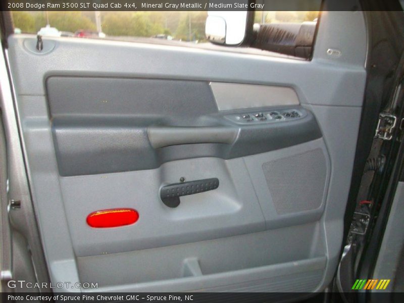 Mineral Gray Metallic / Medium Slate Gray 2008 Dodge Ram 3500 SLT Quad Cab 4x4