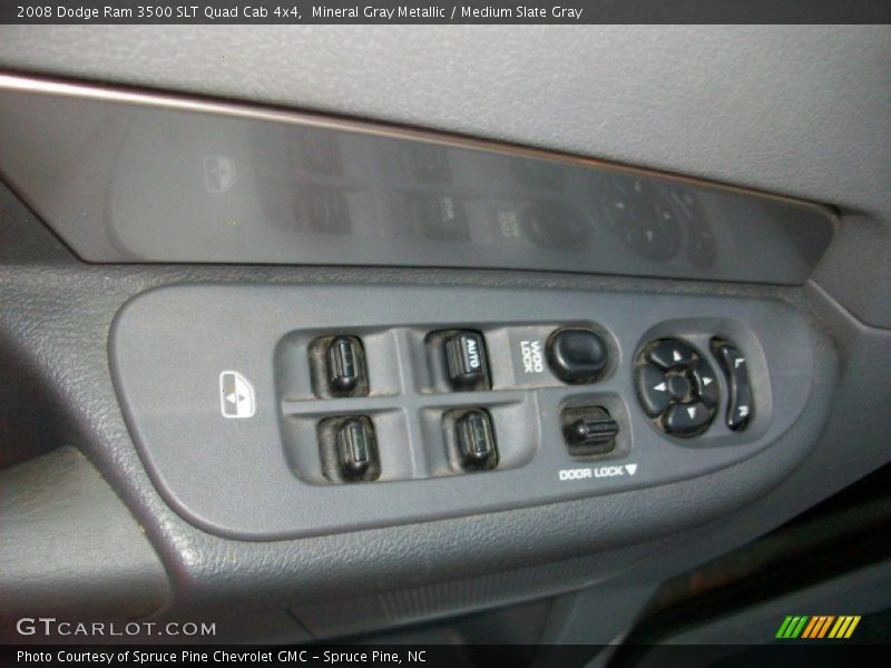 Mineral Gray Metallic / Medium Slate Gray 2008 Dodge Ram 3500 SLT Quad Cab 4x4