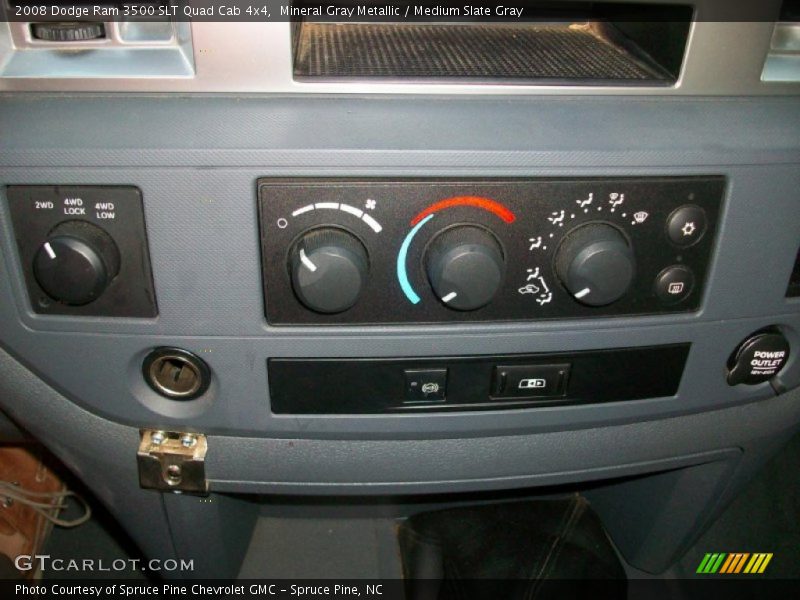 Controls of 2008 Ram 3500 SLT Quad Cab 4x4