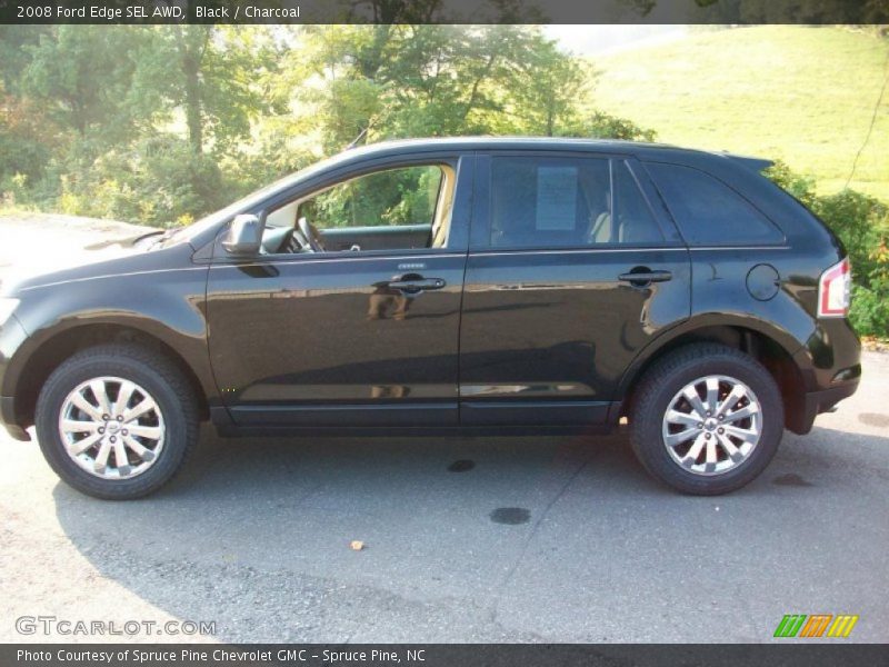 Black / Charcoal 2008 Ford Edge SEL AWD