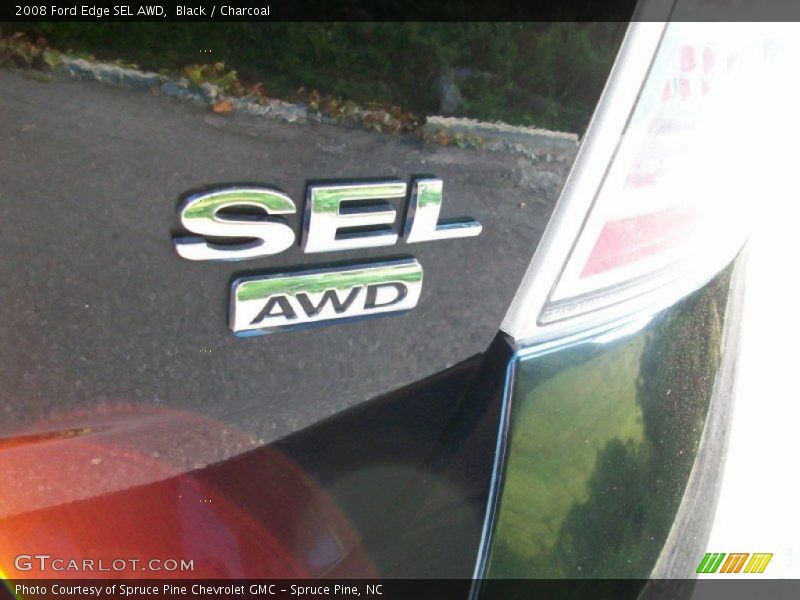 Black / Charcoal 2008 Ford Edge SEL AWD