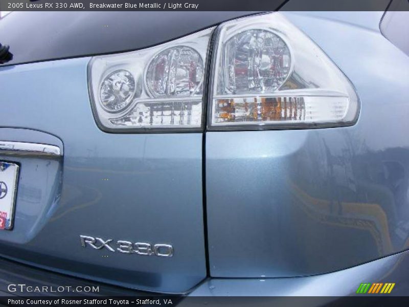 Breakwater Blue Metallic / Light Gray 2005 Lexus RX 330 AWD