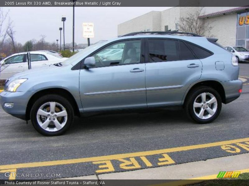Breakwater Blue Metallic / Light Gray 2005 Lexus RX 330 AWD