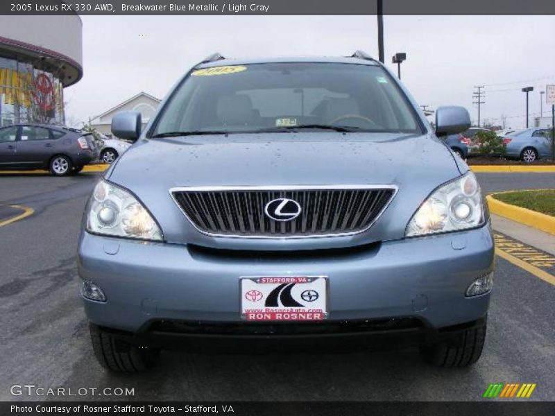 Breakwater Blue Metallic / Light Gray 2005 Lexus RX 330 AWD