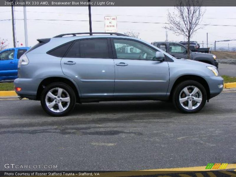 Breakwater Blue Metallic / Light Gray 2005 Lexus RX 330 AWD