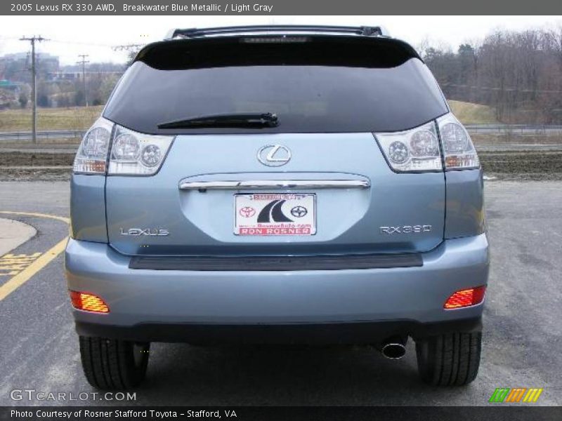 Breakwater Blue Metallic / Light Gray 2005 Lexus RX 330 AWD