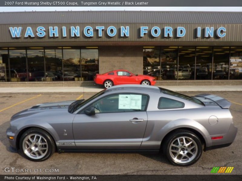 Tungsten Grey Metallic / Black Leather 2007 Ford Mustang Shelby GT500 Coupe