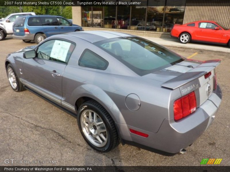Tungsten Grey Metallic / Black Leather 2007 Ford Mustang Shelby GT500 Coupe