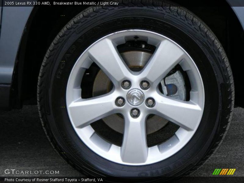 Breakwater Blue Metallic / Light Gray 2005 Lexus RX 330 AWD