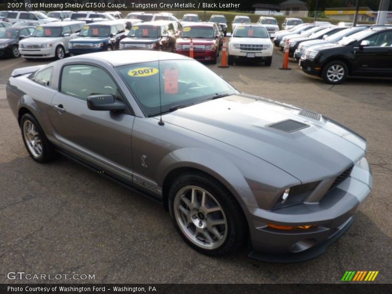 Tungsten Grey Metallic / Black Leather 2007 Ford Mustang Shelby GT500 Coupe