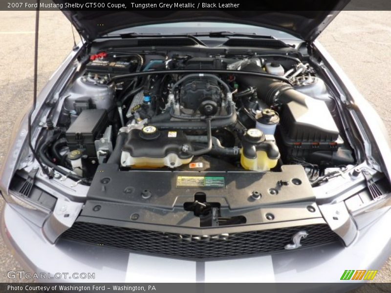Tungsten Grey Metallic / Black Leather 2007 Ford Mustang Shelby GT500 Coupe