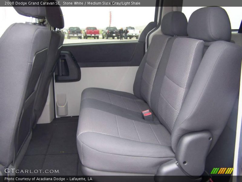 Stone White / Medium Slate Gray/Light Shale 2008 Dodge Grand Caravan SE