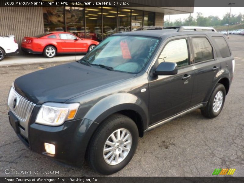 Black Pearl Slate Metallic / Black 2009 Mercury Mariner Premier 4WD