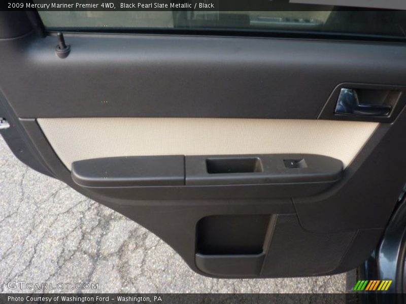 Black Pearl Slate Metallic / Black 2009 Mercury Mariner Premier 4WD