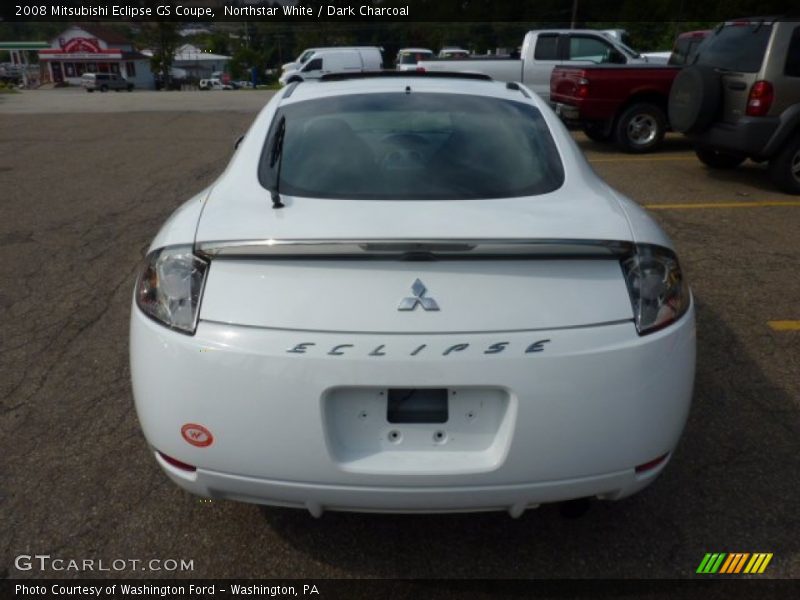Northstar White / Dark Charcoal 2008 Mitsubishi Eclipse GS Coupe