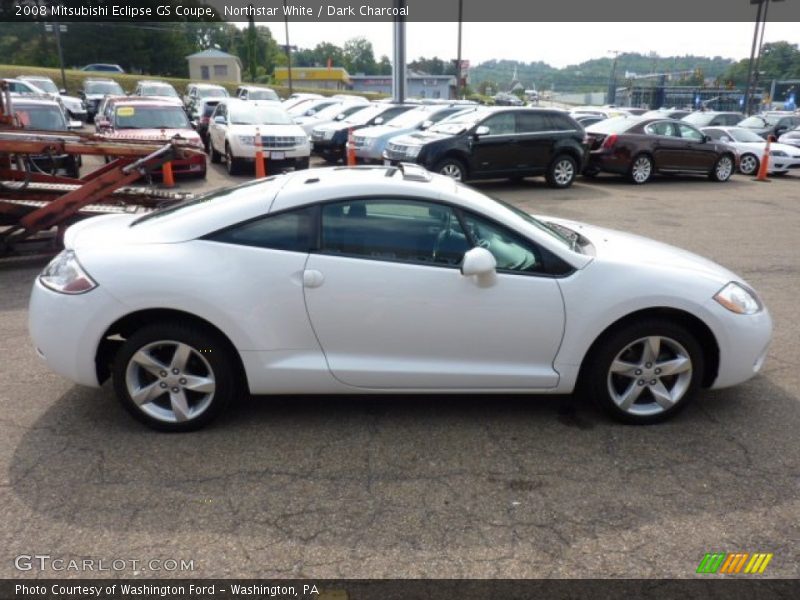 Northstar White / Dark Charcoal 2008 Mitsubishi Eclipse GS Coupe