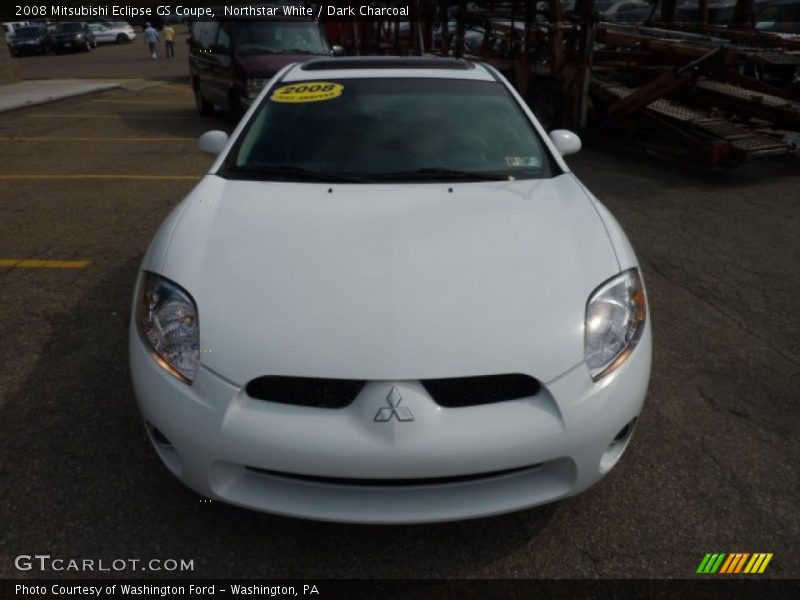 Northstar White / Dark Charcoal 2008 Mitsubishi Eclipse GS Coupe