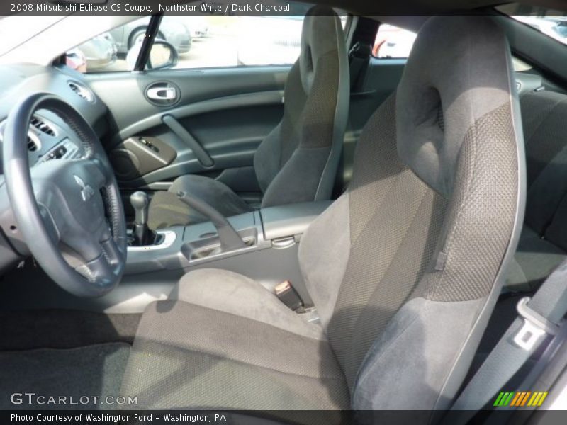 Northstar White / Dark Charcoal 2008 Mitsubishi Eclipse GS Coupe