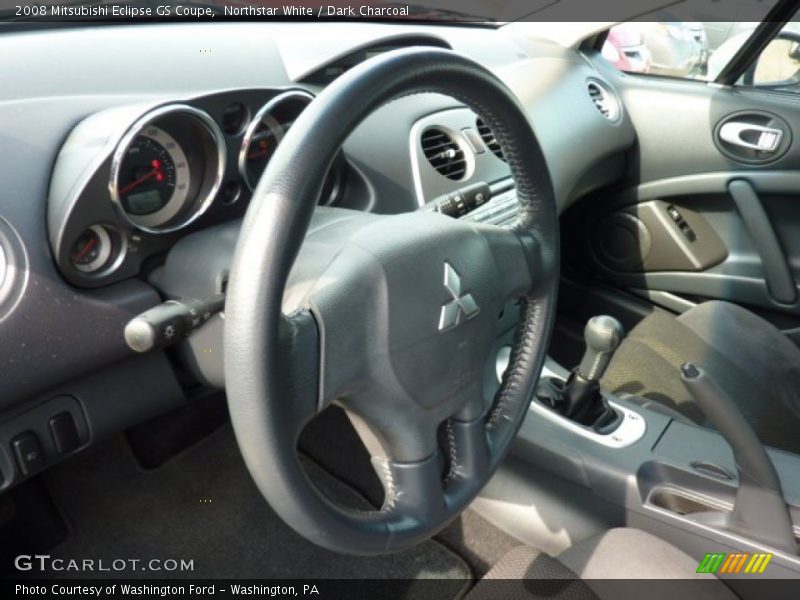 Northstar White / Dark Charcoal 2008 Mitsubishi Eclipse GS Coupe
