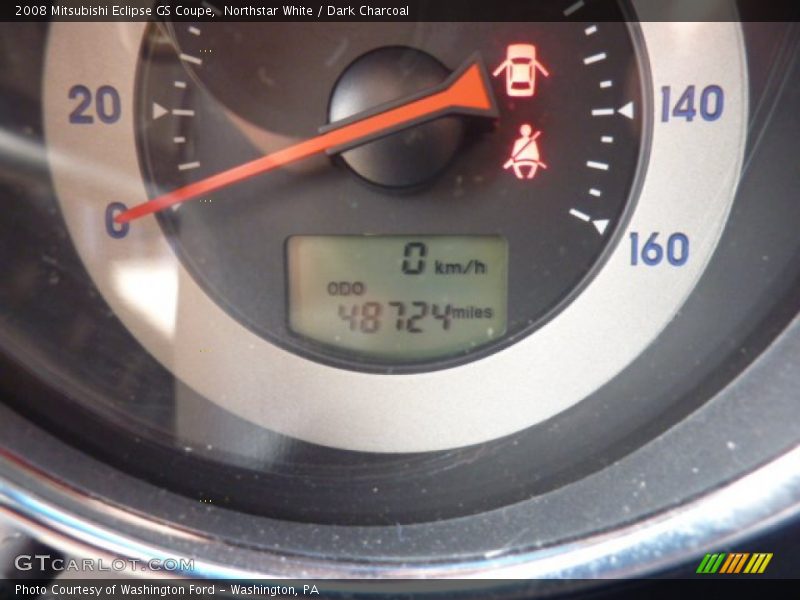 Northstar White / Dark Charcoal 2008 Mitsubishi Eclipse GS Coupe