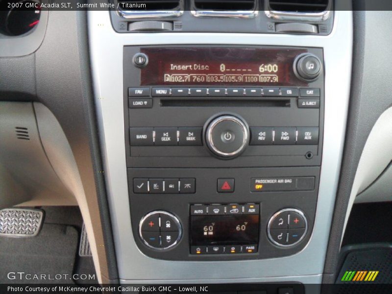 Summit White / Titanium 2007 GMC Acadia SLT