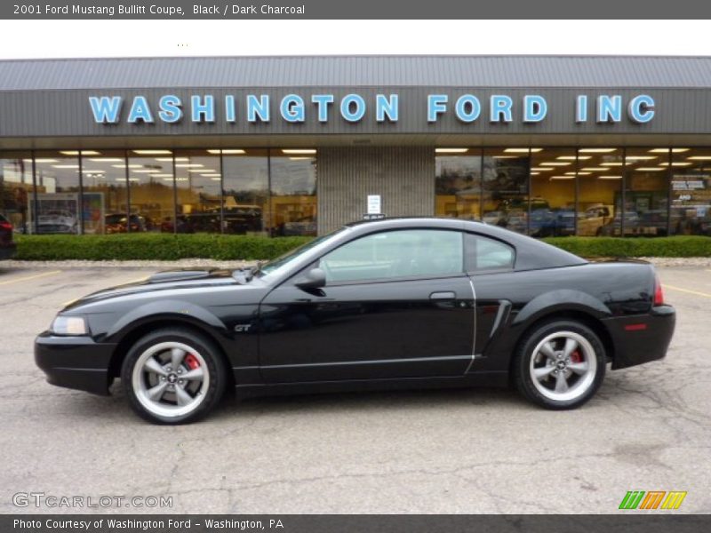 Black / Dark Charcoal 2001 Ford Mustang Bullitt Coupe
