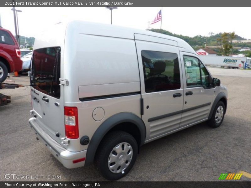  2011 Transit Connect XLT Cargo Van Silver Metallic