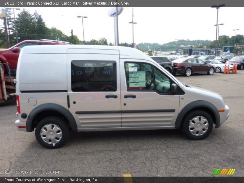  2011 Transit Connect XLT Cargo Van Silver Metallic
