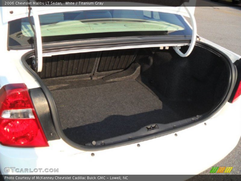 White / Titanium Gray 2006 Chevrolet Malibu LT Sedan