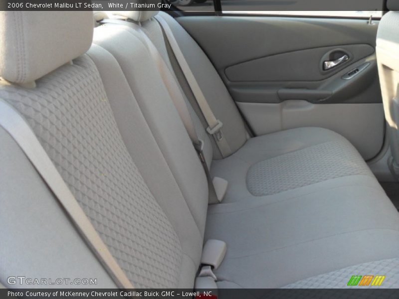 White / Titanium Gray 2006 Chevrolet Malibu LT Sedan