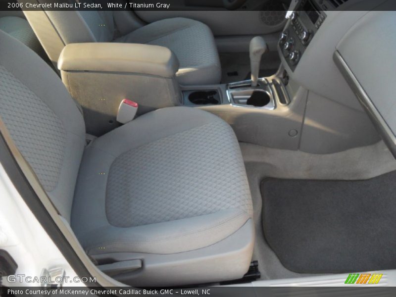 White / Titanium Gray 2006 Chevrolet Malibu LT Sedan