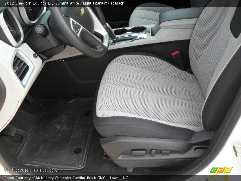  2012 Equinox LT Light Titanium/Jet Black Interior