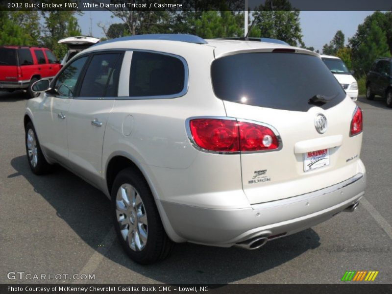 White Diamond Tricoat / Cashmere 2012 Buick Enclave FWD
