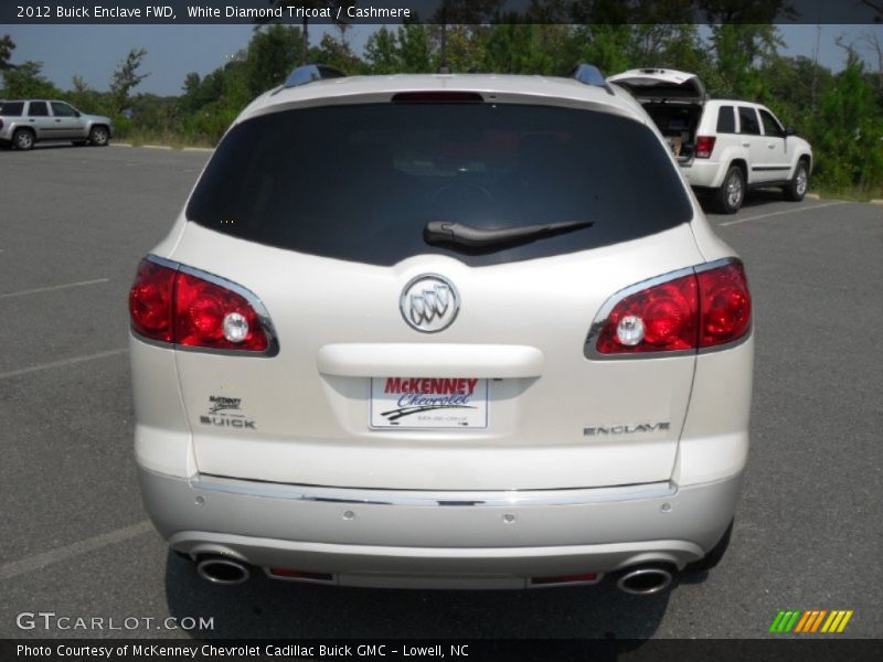 White Diamond Tricoat / Cashmere 2012 Buick Enclave FWD