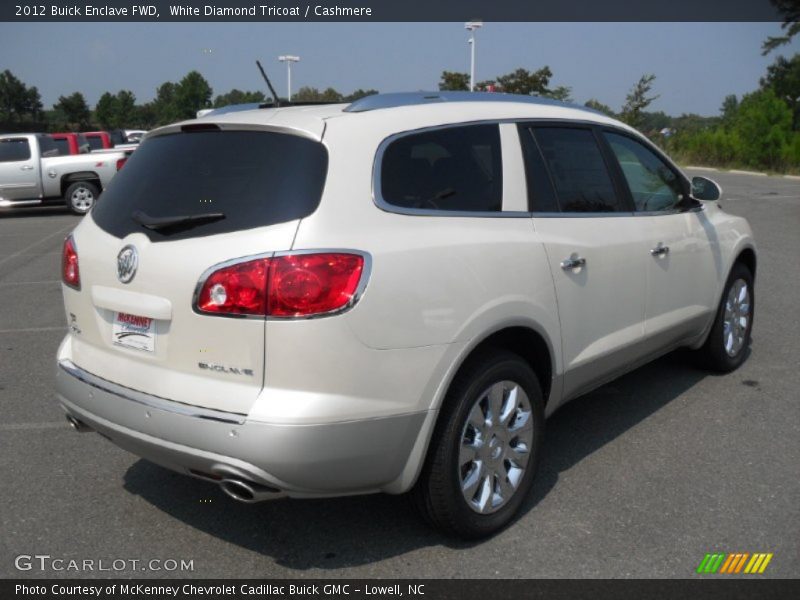 White Diamond Tricoat / Cashmere 2012 Buick Enclave FWD