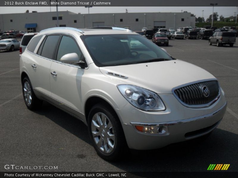 White Diamond Tricoat / Cashmere 2012 Buick Enclave FWD