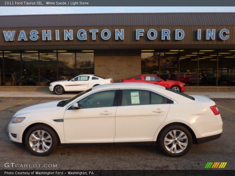 White Suede / Light Stone 2011 Ford Taurus SEL