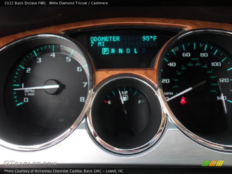 White Diamond Tricoat / Cashmere 2012 Buick Enclave FWD
