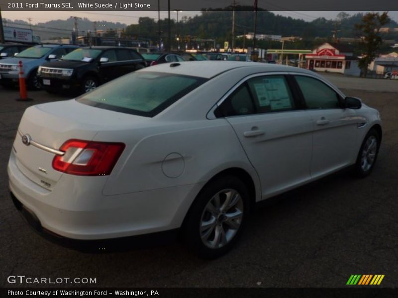 White Suede / Light Stone 2011 Ford Taurus SEL