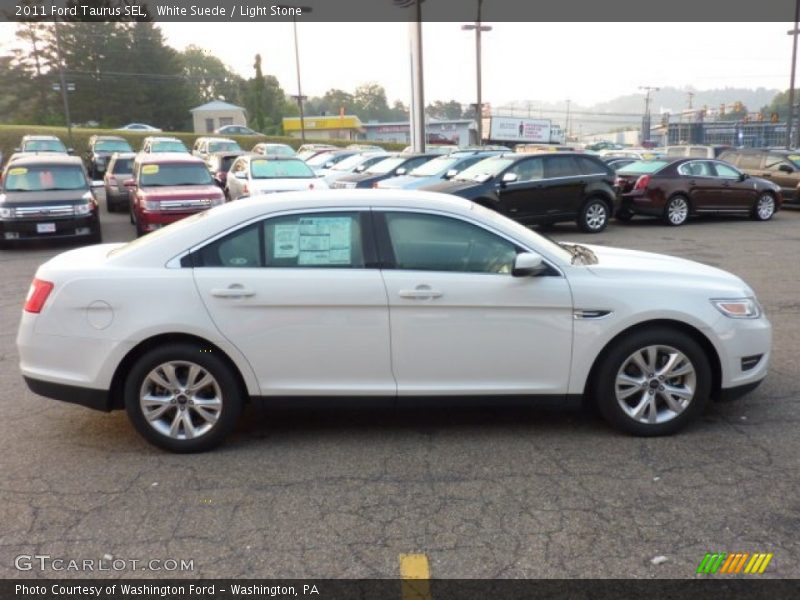 White Suede / Light Stone 2011 Ford Taurus SEL