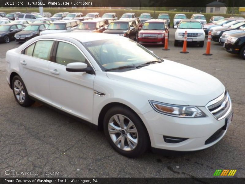 White Suede / Light Stone 2011 Ford Taurus SEL