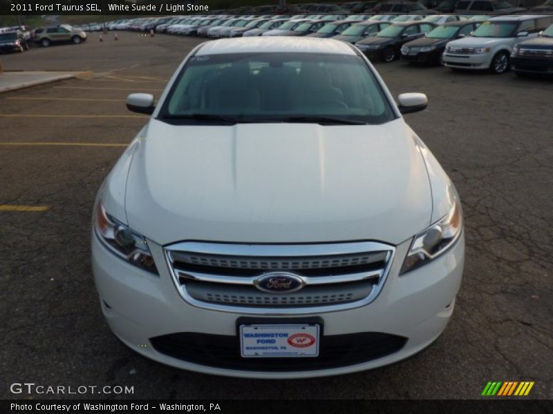 White Suede / Light Stone 2011 Ford Taurus SEL