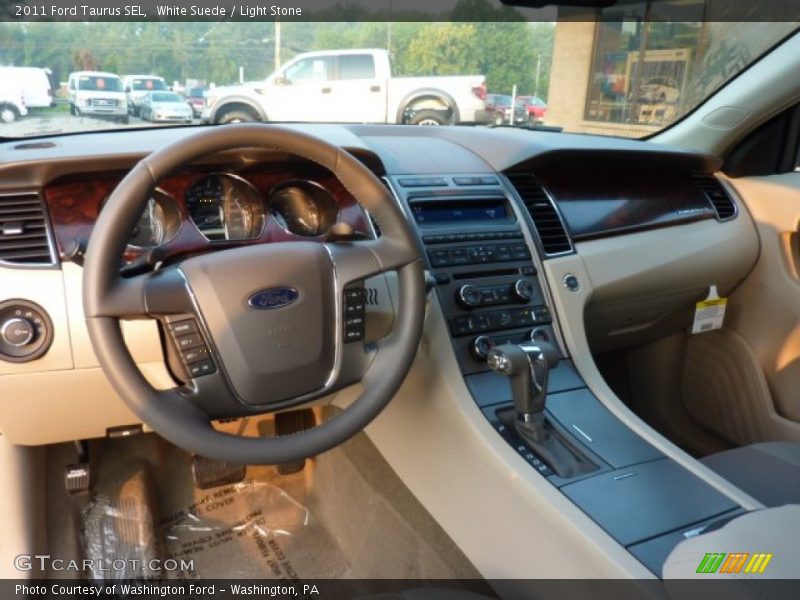 White Suede / Light Stone 2011 Ford Taurus SEL