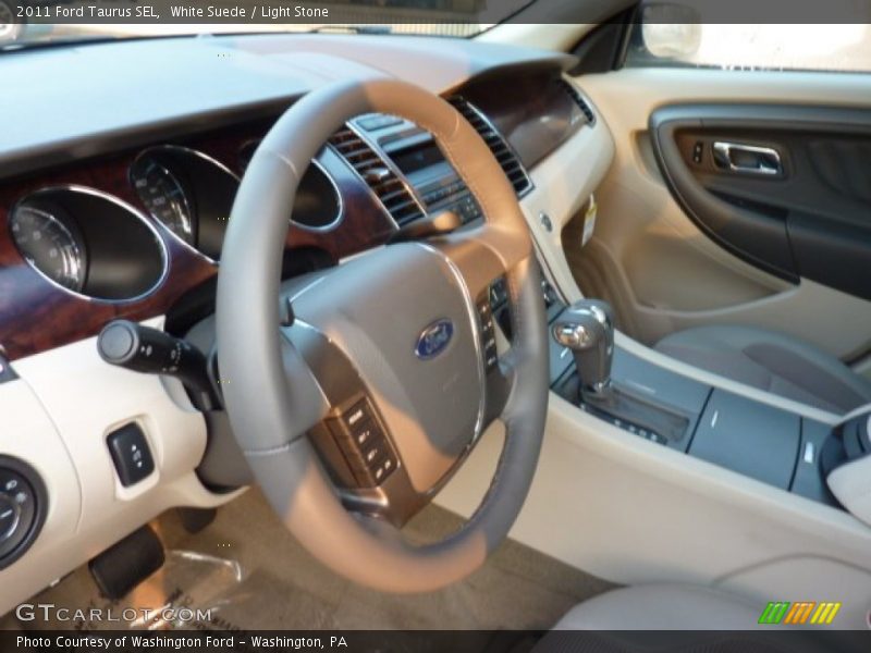 White Suede / Light Stone 2011 Ford Taurus SEL